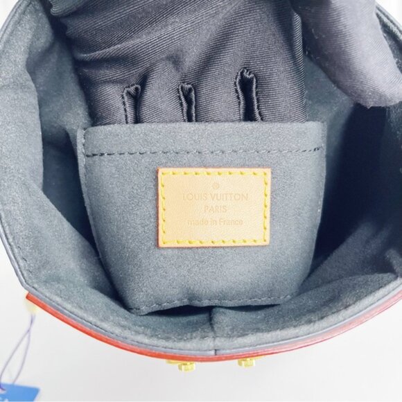 Louis Vuitton Monogram Duffle Bag Handbag Shoulder M43587 Brown Leather Bag - Picture 7 of 8